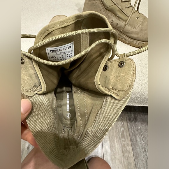 🖤Free Soldier Tactical lightweight combat boots with breathable Size 10.5 - Picture 5 of 10